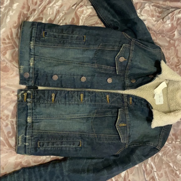 Aeropostale Other - Jean Jacket With Soft Furry Inside Brand New Never Worn